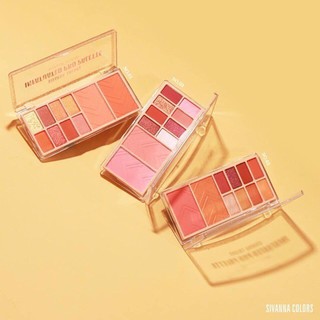 Bảng Phấn Mắt Và Má Hồng Sivanna Colors Infatuated Pro Palette HF5021 (date 12/2024)