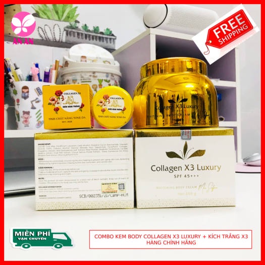Combo Body Luxury + K.trắng X3 - Chính Hãng