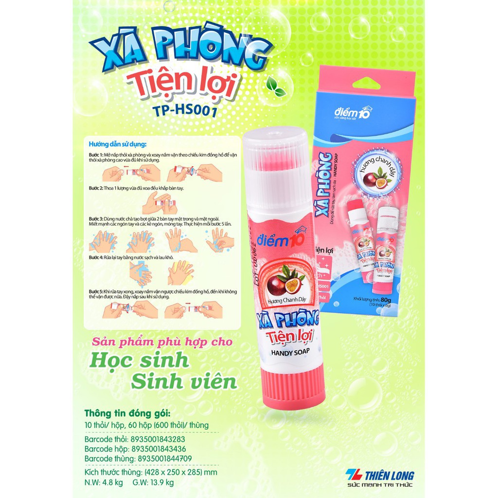 Xà phòng  Thiên Long Tiện Lợi