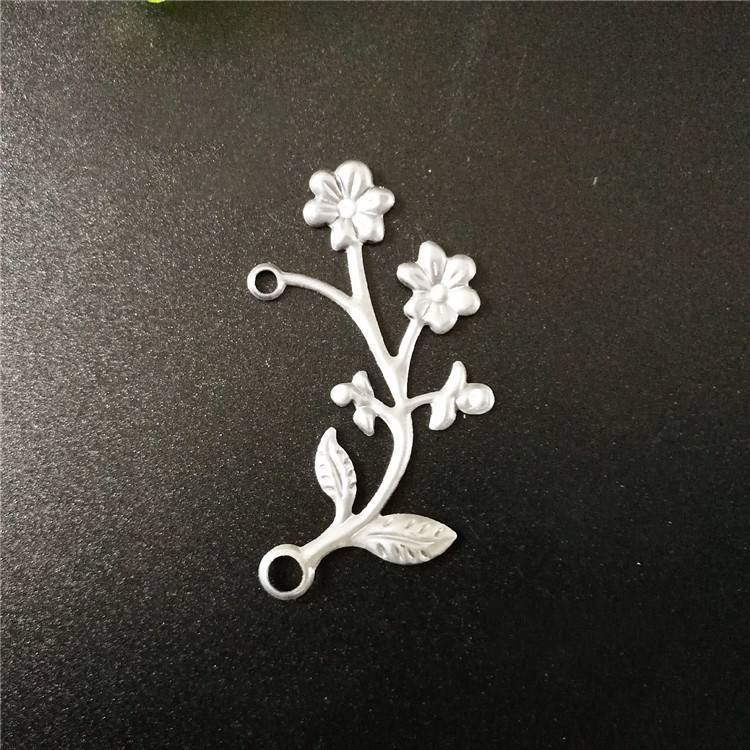 5 phiến hoa lá 42*50mm - nguyên liệu làm trâm