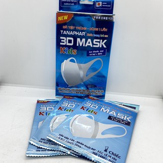 Khẩu trang 3D Mask Tanaphar hộp 10 chiếc ( trẻ em ,người lớn )