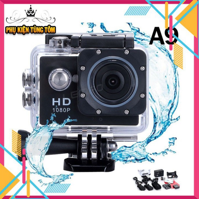 💥FREE SHIP 💥Camera hành trình xe máy Chống nước FULL HD 1080 Sport Cam A9 Full HD