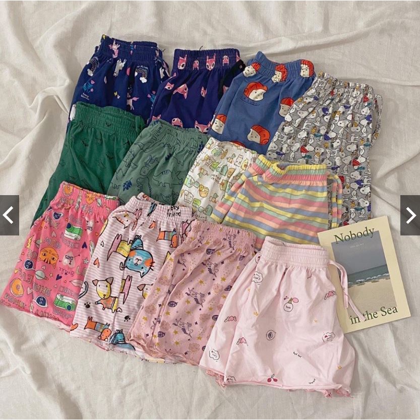 [HCM]Quần đùi nữ ống rộng 💖YC Fashion💖 Quần short ngắn cotton mặc nhà mặc ngủ hoa văn chấm bi thoáng mát dễ thương SP5 | BigBuy360 - bigbuy360.vn