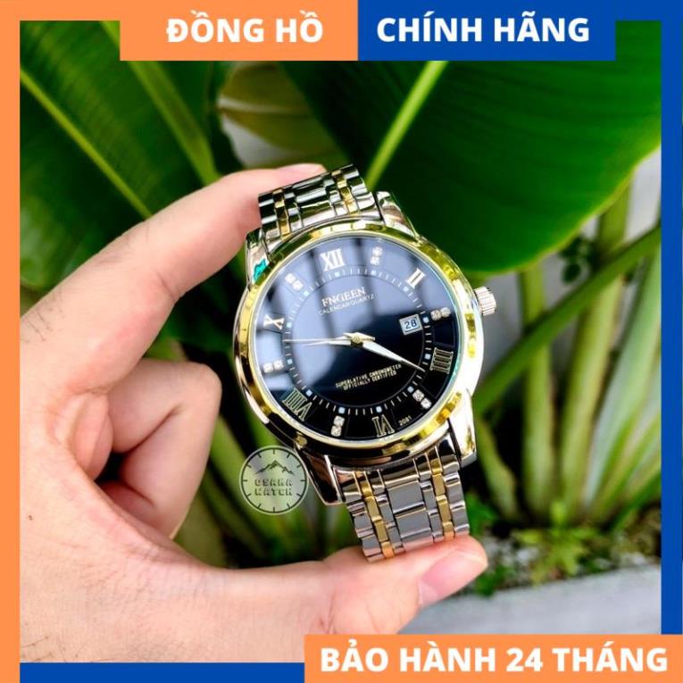 Đồng Hồ Nam Dây Kim Loại FNGEEN 2081 Lịch Ngày Chống Nước [HÀNG CHÍNH HÃNG]