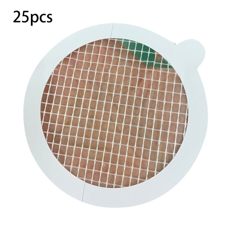 Set 25 Miếng Lưới Lọc Rác Cho Bồn Rửa Nhà Tắm Sử Dụng Một Lần Tiện Lợi