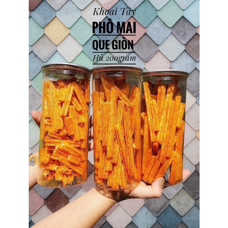 Khoai Tây Lắc Bột Phô Mai Dạng Ống / Các Loại Bánh Ăn Vặt [Có Bán Sỉ] Hàng ngon nhà làm
