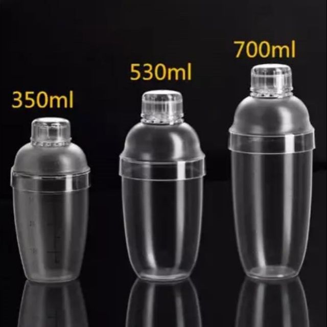 Bình lắc trà, rượu, saker nhựa 350ml-530ml-700ml