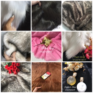 Combo thảm lông chụp nail