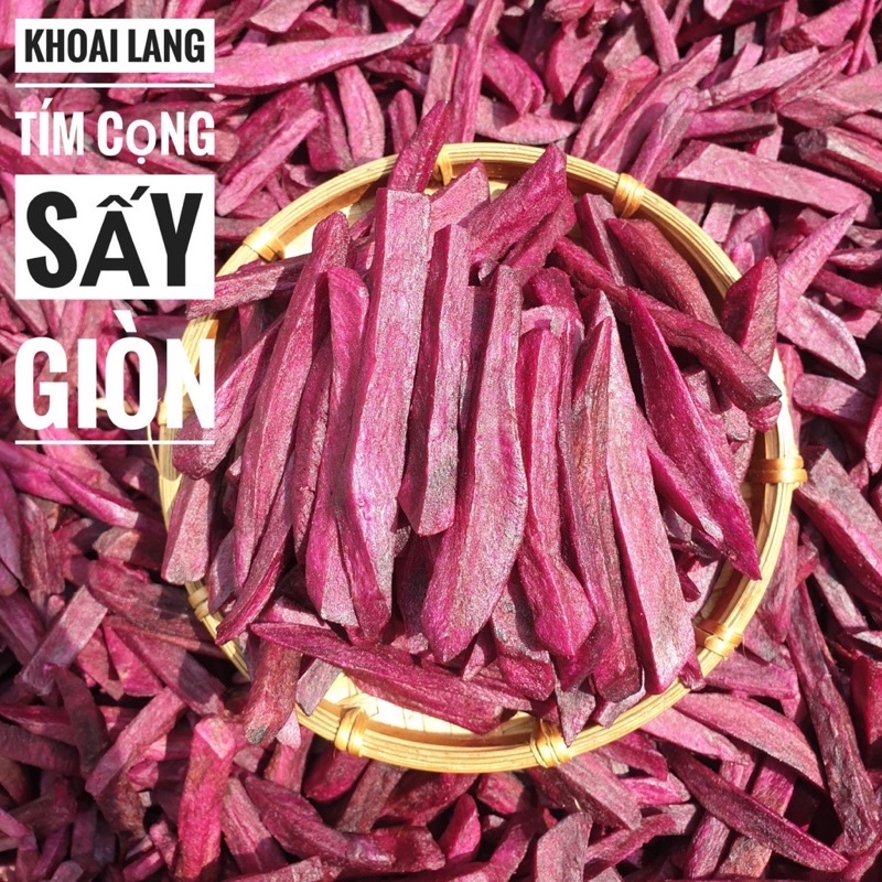 Khoai lan tím sấy sợi — 300g ⚠️Lẻ = Sỉ ⚠️[FREE SHIP]TỪ ĐƠN 50K, [Loại Đặc Biệt] Hàng ngon nhà làm