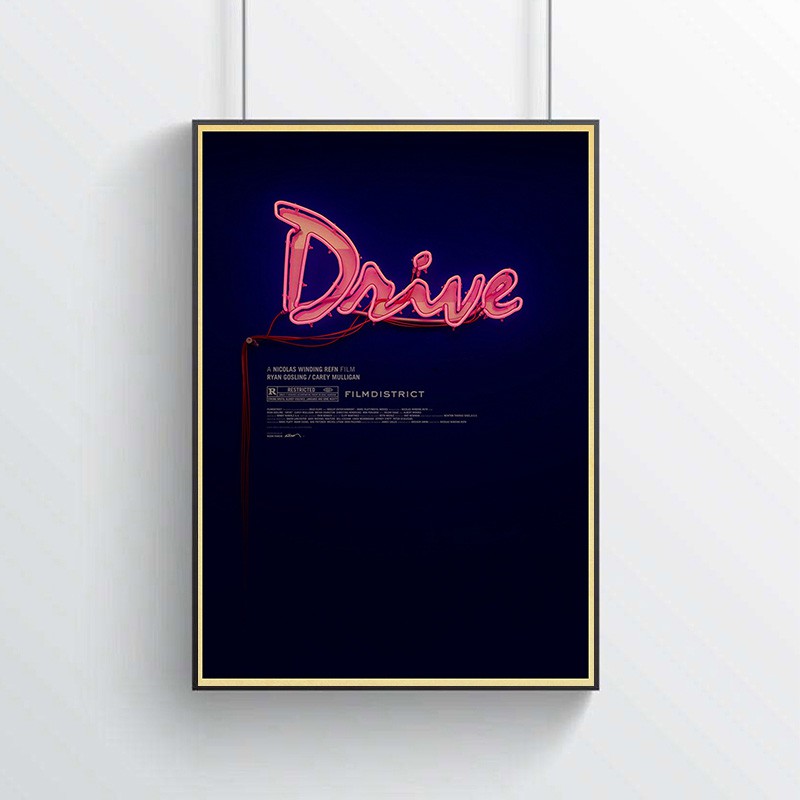 Poster Phim Ryan Gosling Dán Tường Trang Trí Phong Cách Vintage