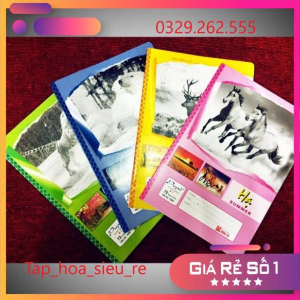 (Rẻ Vô địch) Set 10 Vở Hồng Hà 4 mùa 72 trang chuẩn đẹp