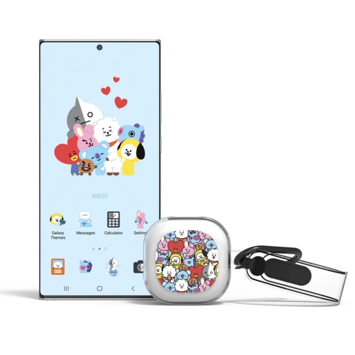 Vỏ Bảo Vệ Hộp Sạc Tai Nghe Samsung Galaxy Friends Bt21