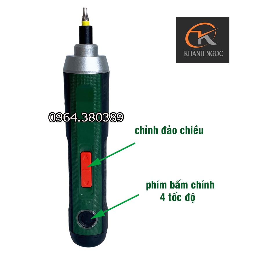 Máy bắt vít thẳng DEKTON Dk-CV0401 kèm 35 chi tiết cao cấp.