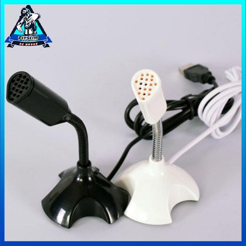 [Fitslim] Dedicate USB Capacitive Mini Microphone Stand for PC Laptop Wired Device