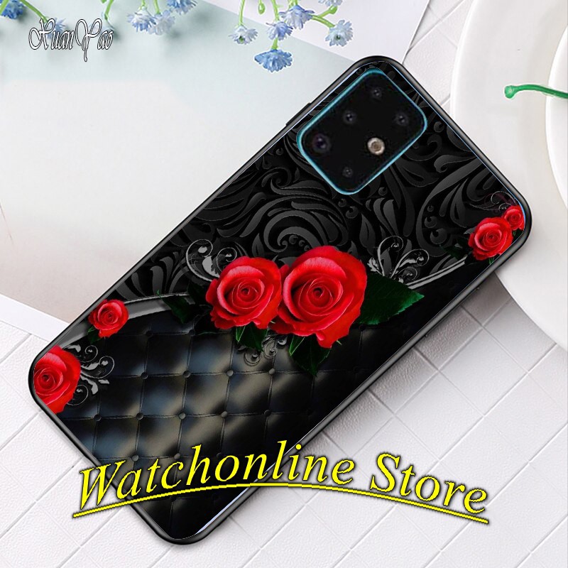 Ốp lưng phủ bóng Samsung J7 prime / J7 pro /J4 plus /J6 plus / j4 core họa tiết Hoa 3D