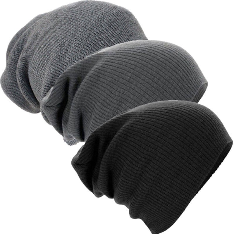 Mũ Len Beanie Chóp Thụng Cho Nam Và Nữ