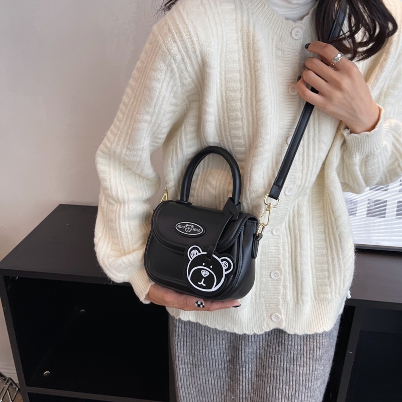 Túi Xách Đeo Vai Hình Vuông Cỡ Nhỏ Phong Cách retro Thời Trang Cao Cấp