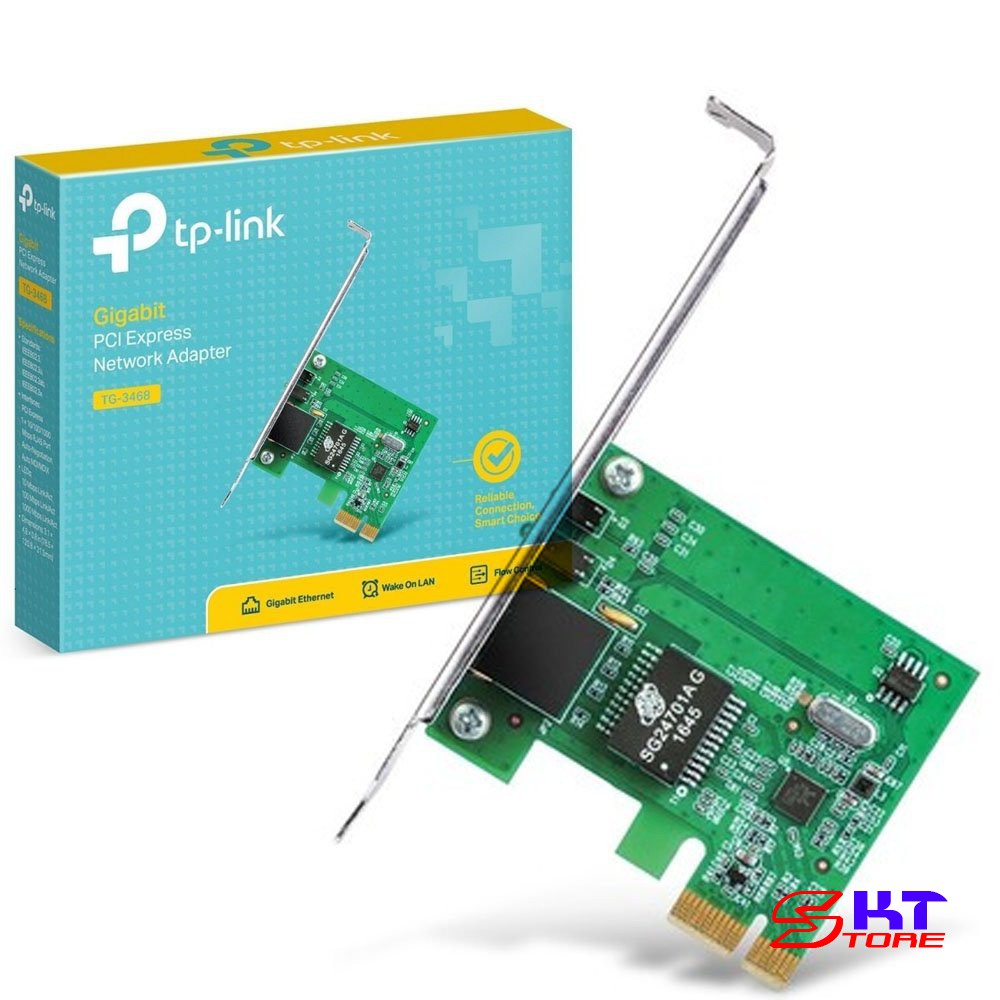 Card Mạng Gigabit PCI Express Tp-Link TG-3468 Tốc Độ 1000Mbps - Hàng Chính Hãng | BigBuy360 - bigbuy360.vn