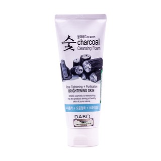 Sữa rửa mặt trắng da sạch nhờn hàn quốc dabo than hoạt tính 150ml