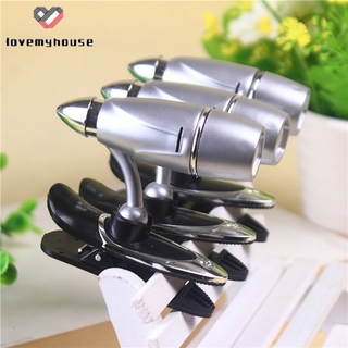 ☁ி☁ Clip on Book Reading LED Light Portable Small Table Lamp Adjustable Flashlight