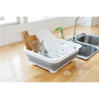 Khay đựng bát đũa, cốc chén ráo nước, cho nhà bếp luôn gọn gàng ngăn nắp, có thể gấp gọn