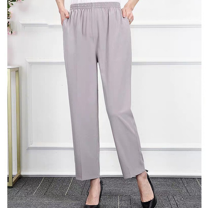 Quần suông nữ màu trơn cá tính năng động | BigBuy360 - bigbuy360.vn