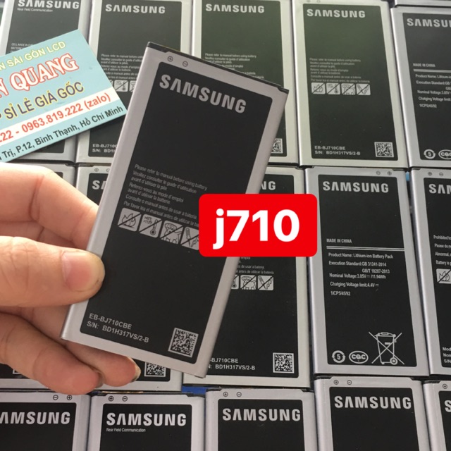 pin samsung J7-2016 EB-BJ710CBE  3300 mAh