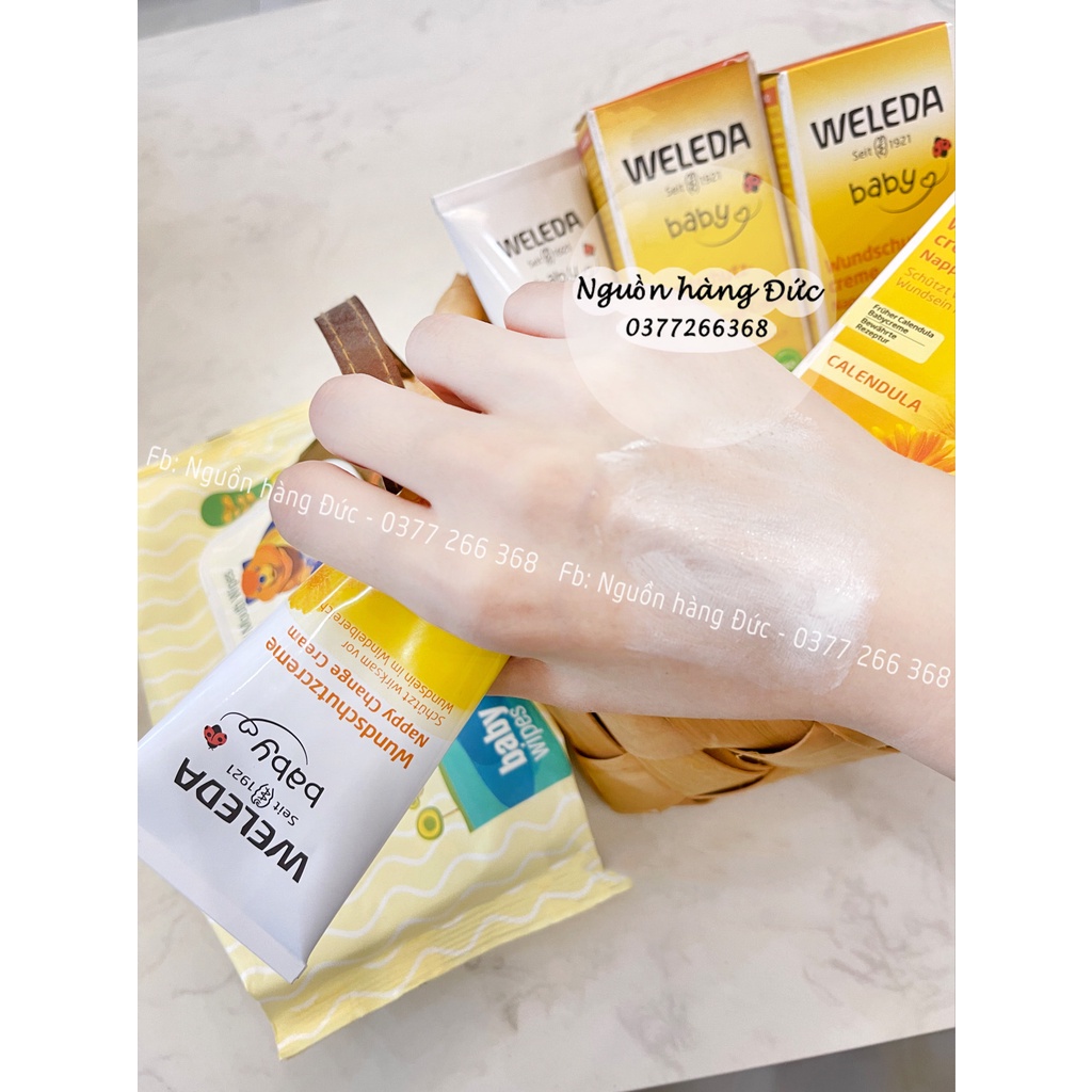 Kem hăm Weleda Đức hữu cơ CAO CẤP  chống hăm, bôi hăm rôm sảy Organic BIO - Nguồn hàng Đức