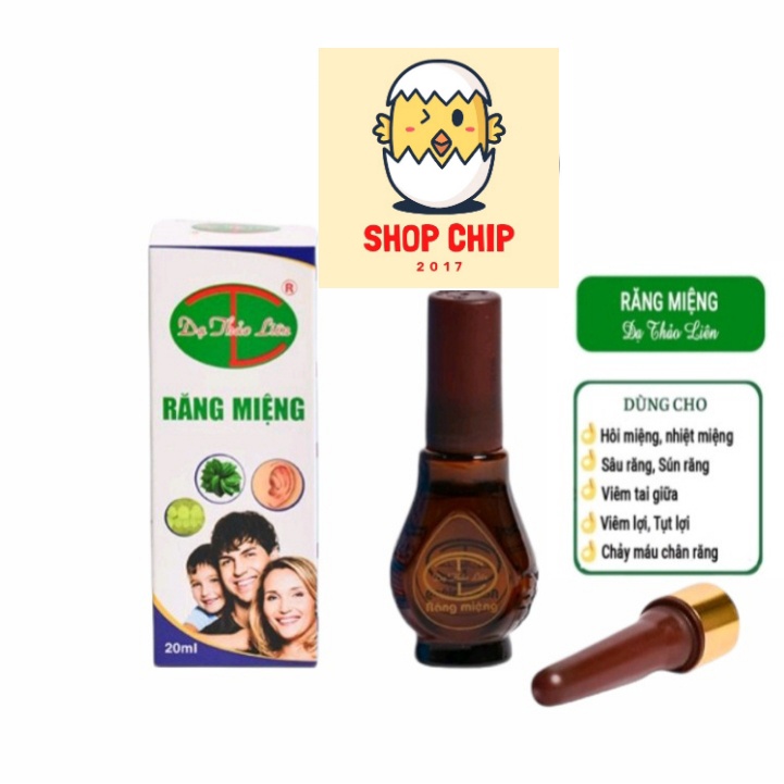 Tinh Dầu Răng Miệng Dạ Thảo Liên Hết Hôi Miệng, Sâu Răng, Viêm Lợi chai 20ml
