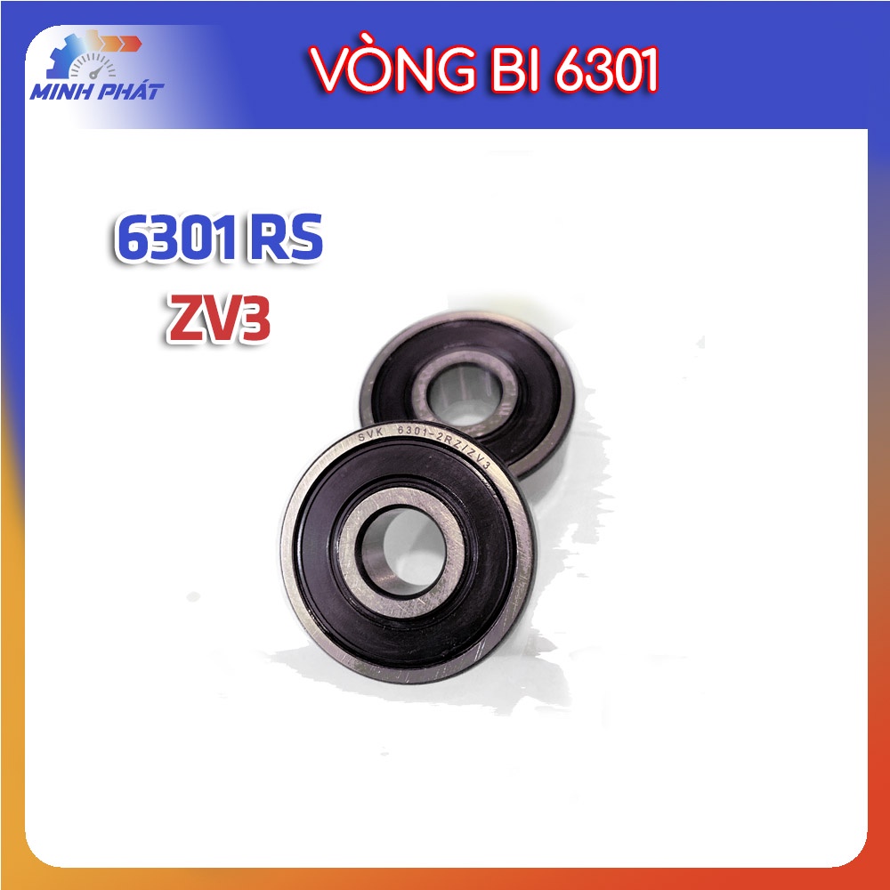 Vong bi bạc đạn 6301 cho xe máy tiêu chuẩn ZV3