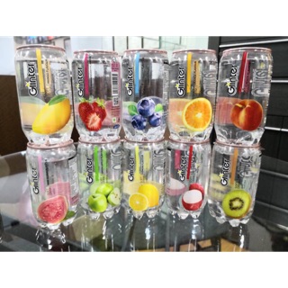 hộp 12 Lon NƯỚC NGỌT CÓ GA hương vị trái cây hiệu glinter malaysia