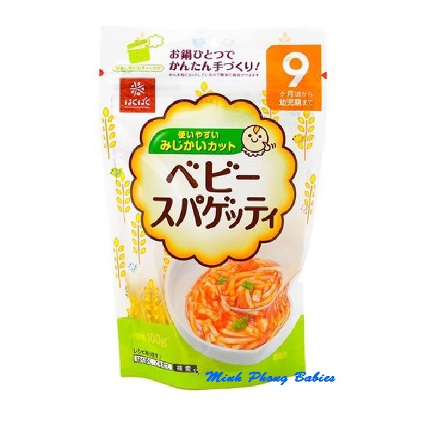 Mì Spaghetti HAKUBAKU Cho Bé 9m