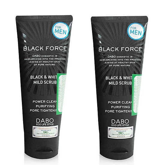 Sữa Rửa Mặt DABO Black Force Ngừa Mụn Dành Cho Nam 120ml