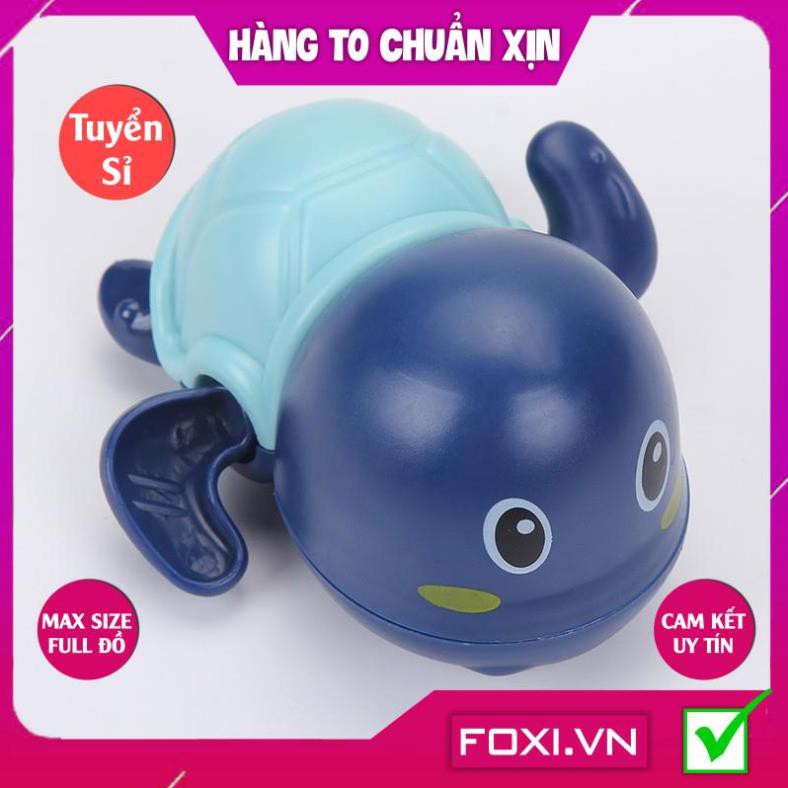 [FREESHIP HÀNG ĐẸP] Rùa bơi trong nước ngộ nghĩnh cho bé-Đồ chơi nhà tắm Foxi-Có dây cót-Nhiều màu- Đáng yêu