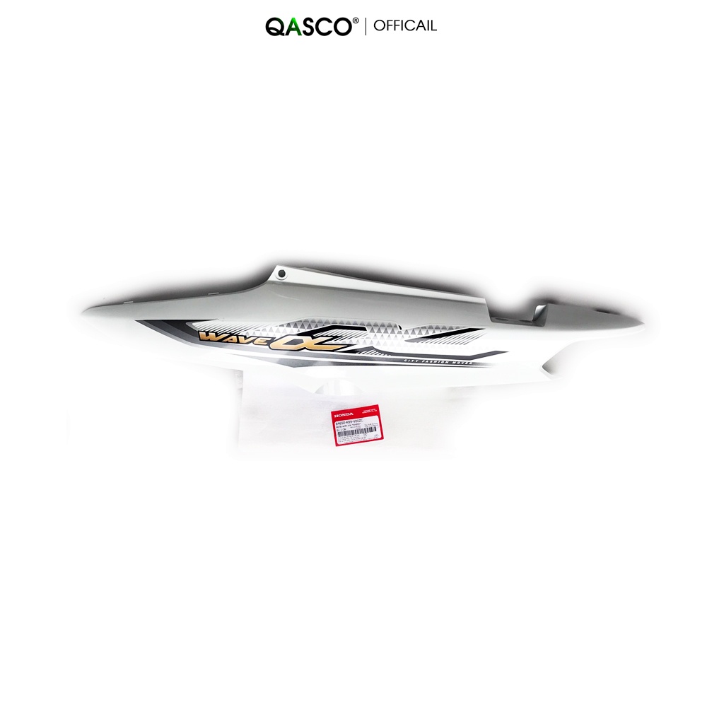 Bộ ốp sườn trái HONDA Wave Alpha 110 màu trắng  QA(64650K89V00ZC) _( ZZ7 1C)