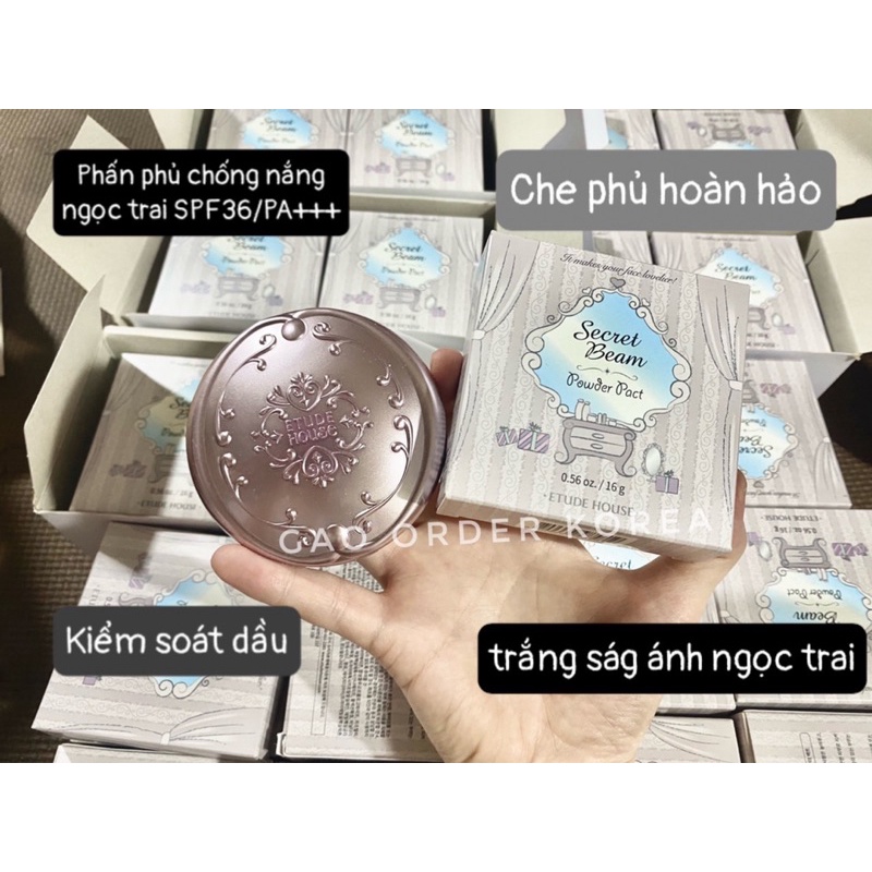 PHẤN PHỦ CHỐNG NẮNG KIỀM DẦU NGỌC TRA I BLING BLING ETUDE HOUSE 16g