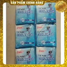 Bịch 6 Gói Băng Vệ Sinh Cool Fresh siêu mỏng Không Cánh/Có Cánh