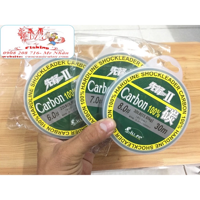 Dây Leader Carbon Câu Cá Lóc Tráp Chẽm