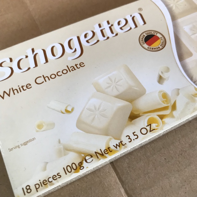Thanh Chocolate Schogetten White 100g