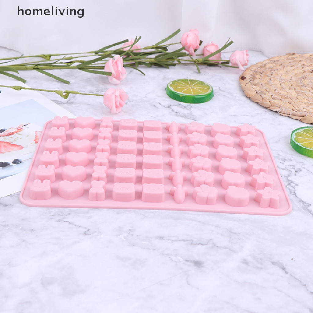 Khuôn Silicone Làm Kẹo / Bánh Hình Động Vật / Trái Cây Mini Dễ Thương