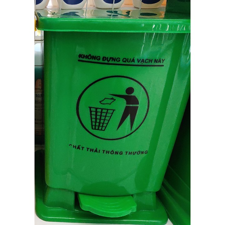 THÙNG RÁC NHỰA HDPE 15 LÍT Siêu Rẻ