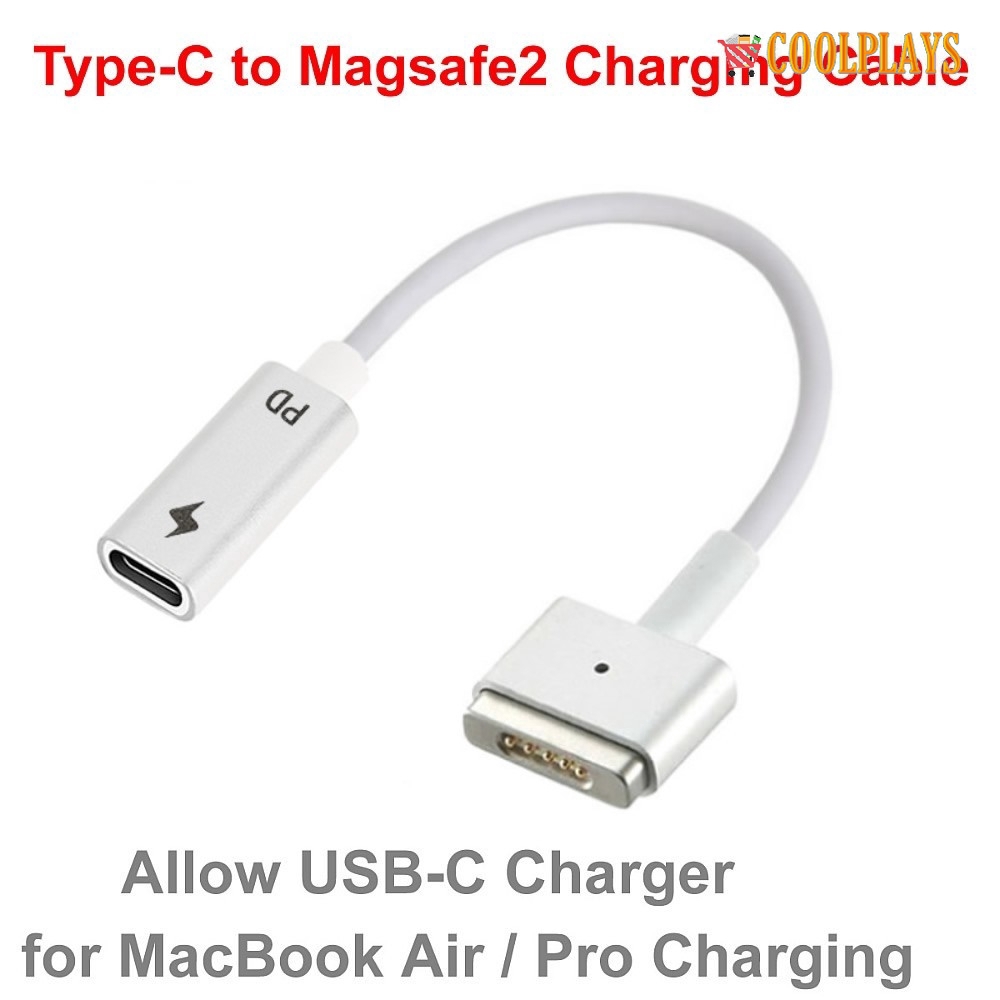 Cáp chuyển đổi nguồn PD Type C sang Magsafe 2 Coolplays cho MacBook Air Pro 45W 60W 85W