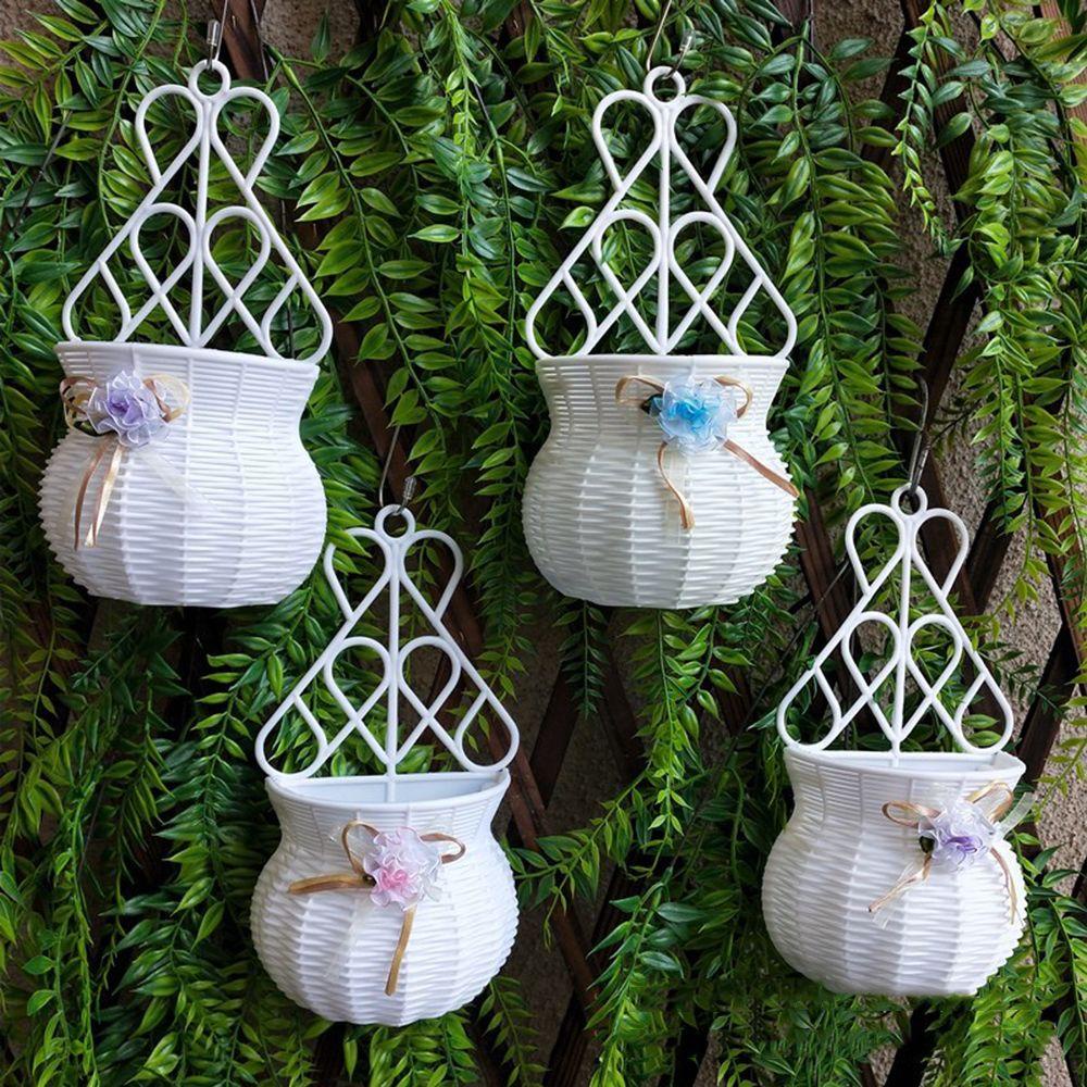 Bộ 3 Chậu Trồng Cây Dạng Treo Màu Sắc Ngẫu Nhiên Tiện Dụng Cho
