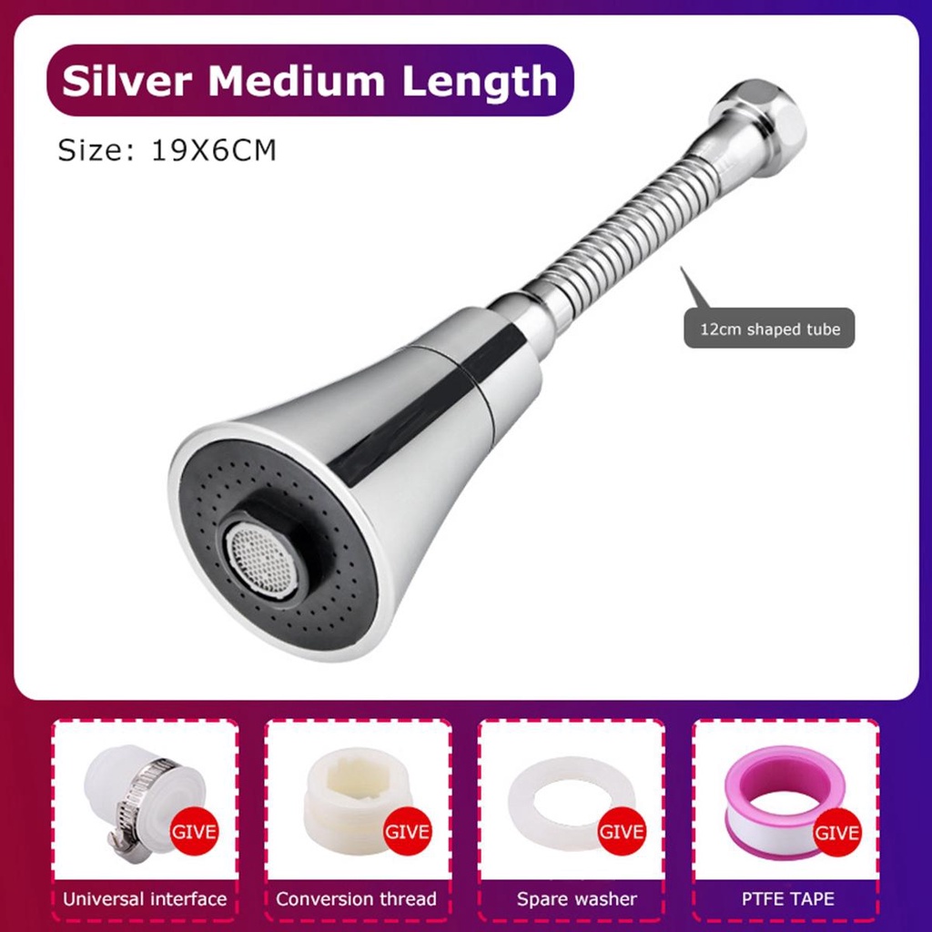 Vòi Lọc LLOYD 720° Vòi Xịt Nước Chống Văng Thông Dụng Cho Nhà Tắm