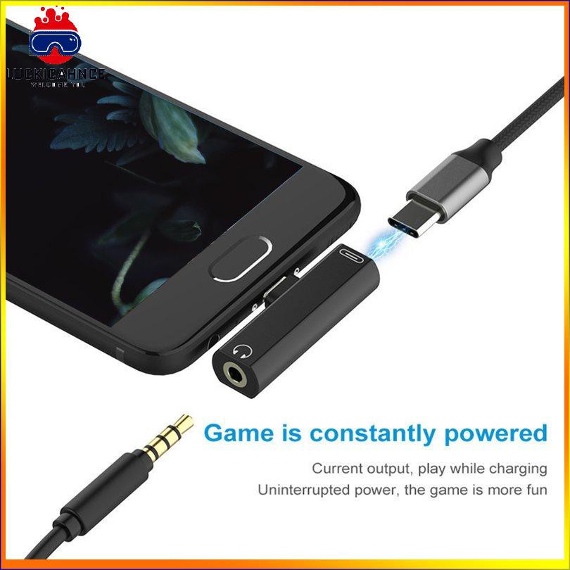 【6/6】 USB C Type C To 3.5mm Aux Charger Jack Earphone Audio Earphone Adapter Headphone Converter for Huawei