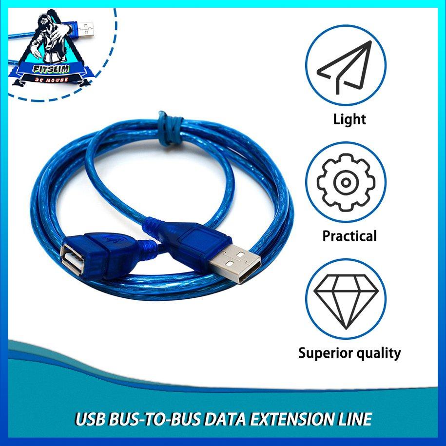 Dây nối dài 1M Cáp mở rộng truyền dữ liệu USB 2.0 Nam sang Nữ siêu dài [8/15]