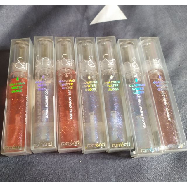 [SẴN] Son Bóng có nhũ Romand Glasting Water Gloss Auth
