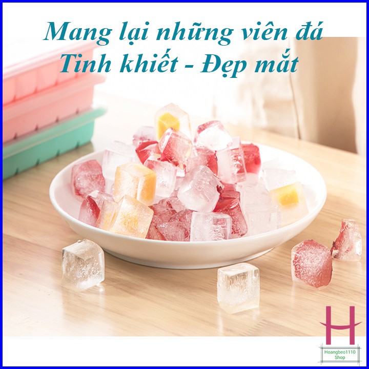 Khay đá 7 viên - khay trữ đông - đồ ăn dặm có nắp đậy Song Long Plastic { H }