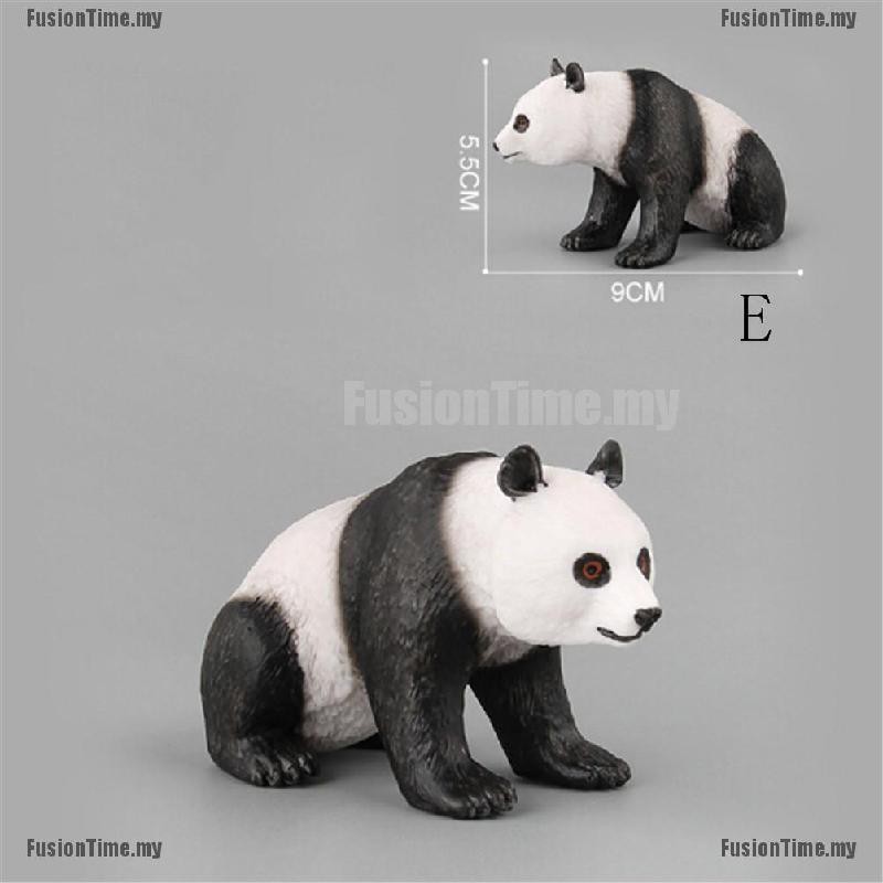 Mô Hình Gấu Trúc Mini Bằng Nhựa Dùng Làm Quà Tặng Cho Bé