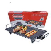 Bếp VỈ Nướng Điện BBQ Không Khói Chống Dính Sunhouse SHD4607 - Hàng chính hãng bảo hành 12 tháng